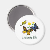 Nashville Butterflies Magneet (Voorkant / Achterkant)