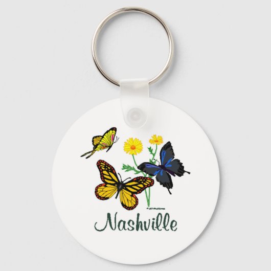 Nashville Butterflies Sleutelhanger (Voorkant)