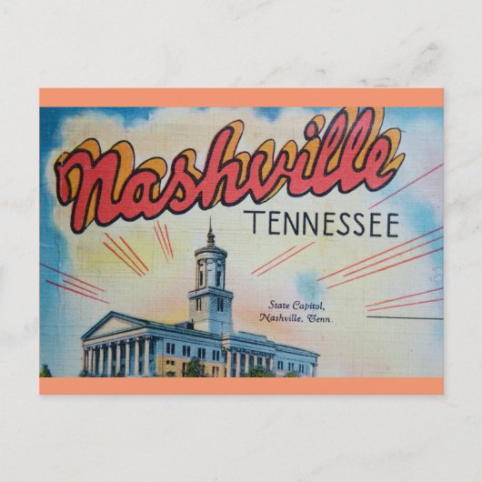 Nashville Capitol Briefkaart (Voorkant)