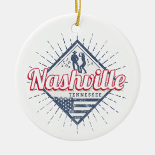 Nashville City Tennessee Verenigde Staten  Verenig Keramisch Ornament