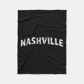 Nashville Clic _2 Fleece Deken (Voorkant)