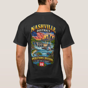 Nashville Corps of Engineers OPS Dam V.2 T-shirt