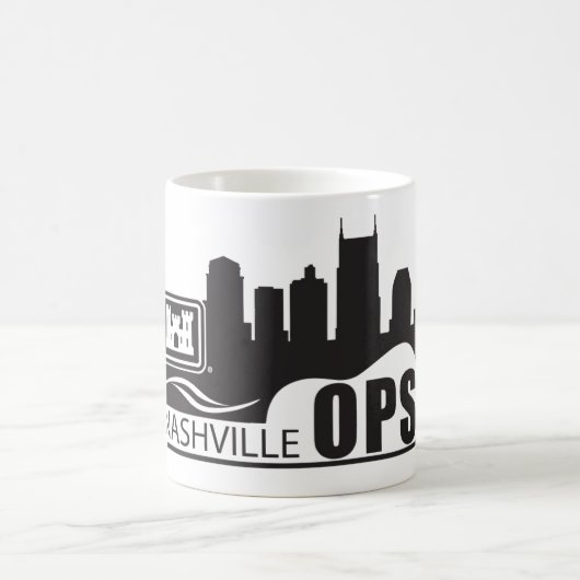 Nashville Corps of Engineers OPS Skyline Simple Koffiemok (Center)