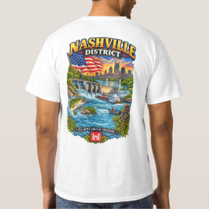 Nashville Corps of Engineers Wildlife Dam T-shirt