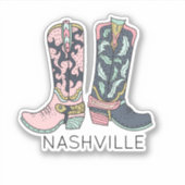 Nashville Country Custom Cut Sticker (Voorkant)
