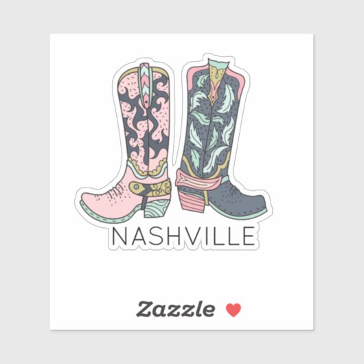 Nashville Country Custom Cut Sticker (Vel)