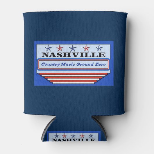 Nashville Country Music GZ Blikjeskoeler (Voorkant)