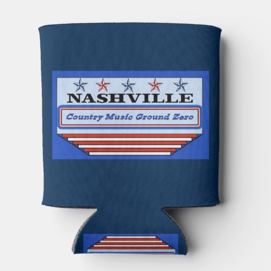 Nashville Country Music GZ Blikjeskoeler (Achterkant)