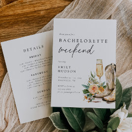 Nashville Cowboy Westerne vrijgezellenweekend Kaart