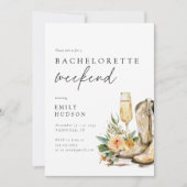 Nashville Cowboy Westerne vrijgezellenweekend Kaart (Voorkant)