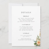 Nashville Cowboy Westerne vrijgezellenweekend Kaart (Achterkant)