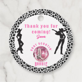 Nashville Cowgirl Disco Rodeo Bachelorette-weekend Bedankjes Labels
