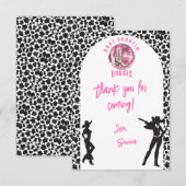 Nashville Cowgirl Disco Rodeo vrijgezellenweekend Bedankkaart (Voorkant / Achterkant)