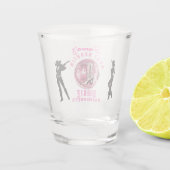 Nashville Cowgirl Disco Rodeo vrijgezellenweekend Shot Glas (Achterkant)