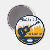 Nashville Curling Club Magnet (Voorkant / Achterkant)