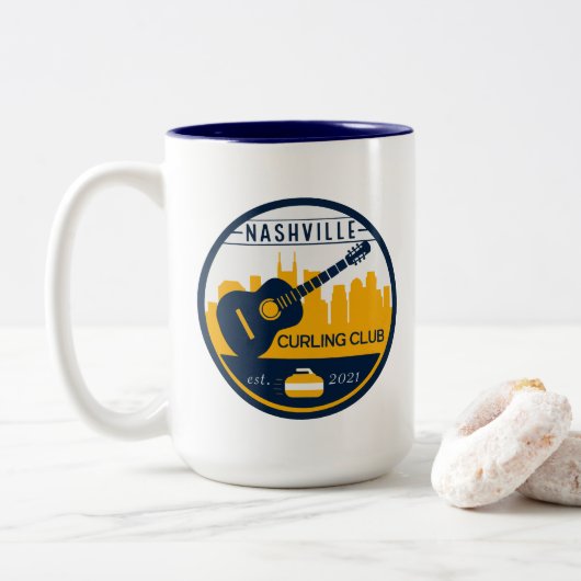 Nashville Curling Club Mok (Met donut)