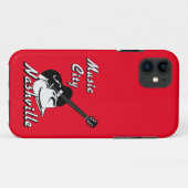 Nashville. De stad van de muziek Case-Mate iPhone Case (Achterkant (horizontaal))