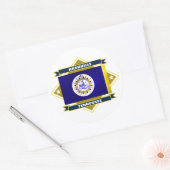 Nashville Diamond Ronde Sticker (Envelop)