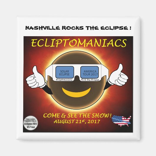 Nashville Eclipse Magnet (Voorkant)