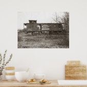 Nashville en Atlantic Railroad Caboose Poster (Keuken)