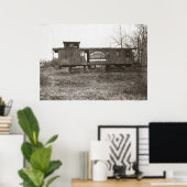 Nashville en Atlantic Railroad Caboose Poster (Thuiskantoor)