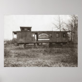 Nashville en Atlantic Railroad Caboose Poster (Voorkant)