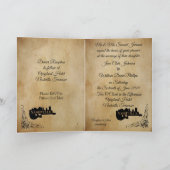  Nashville Gitaar Gevouwen Trouwuitnodiging (Binnen)