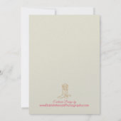 Nashville Gold Bachelorette Party Uitnodiging (Achterkant)