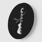 Nashville Guitar Country Music Lovers Gifts Grote Klok (Hoek)