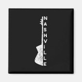 Nashville Guitar Country Music Lovers Gifts Magneet (Voorkant)