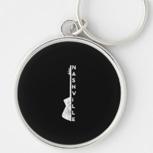 Nashville Guitar Country Music Lovers Gifts Sleutelhanger