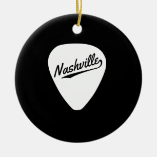 Nashville Guitar Pick Keramisch Ornament