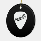 Nashville Guitar Pick Keramisch Ornament (Links)