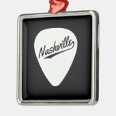 Nashville Guitar Pick Metalen Ornament (Links)