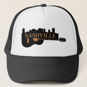 Nashville Guitar Trucker Hat Trucker Pet