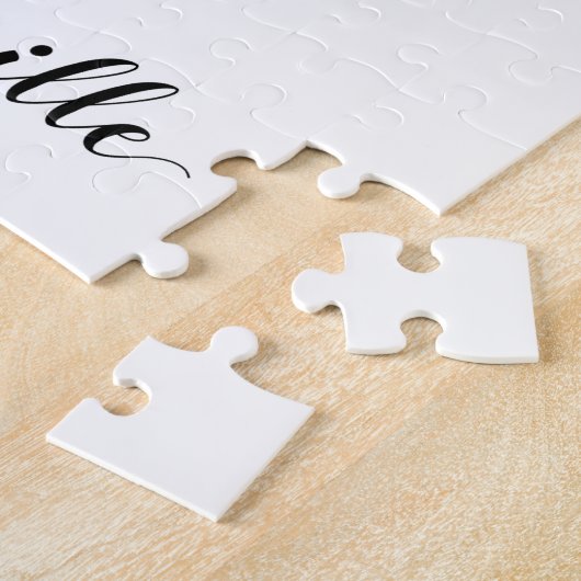 Nashville Heart Map Legpuzzel (Zijkant)