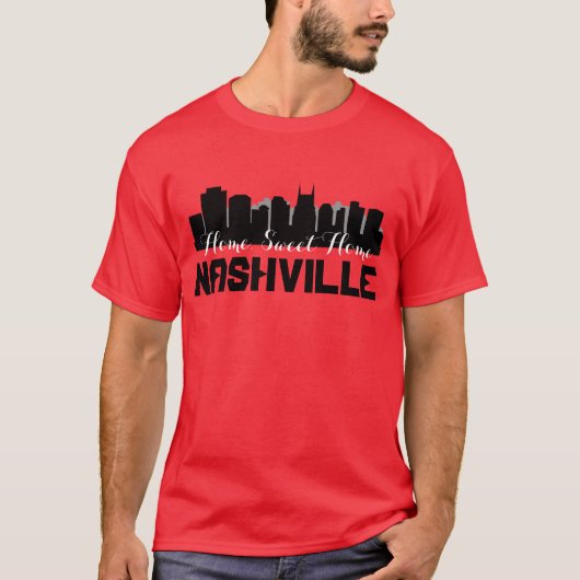 Nashville Home Sweet Home T-Shirt (Voorkant)