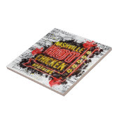 Nashville Hot Chicken Tegeltje (Zijkant)