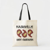 Nashville Hot Chicken w/ Pickles TENNESSEE TN Food Tote Bag (Voorkant)