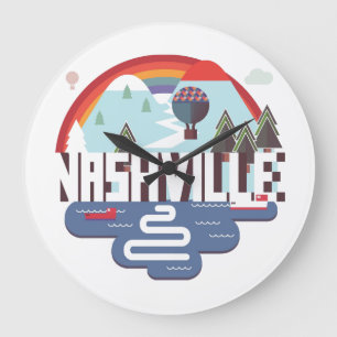 Nashville in design grote klok