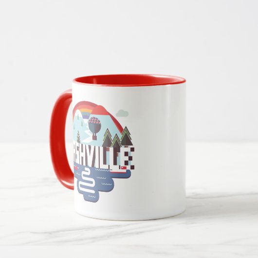 Nashville in design mok (Voorkant links)