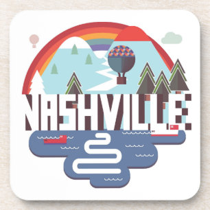 Nashville in design onderzetter