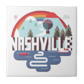 Nashville in design tegeltje (Voorkant)