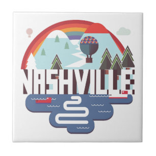 Nashville in design tegeltje