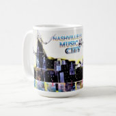 Nashville is Music City Coffee Mok (Voorkant links)