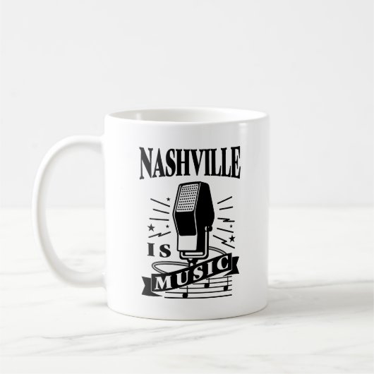 Nashville is muziek koffiemok (Links)
