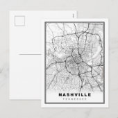 Nashville Kaart (Voorkant / Achterkant)