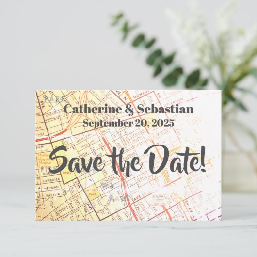 Nashville,  kaart TN (Staand voorkant)