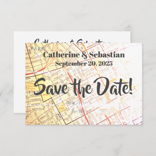 Nashville,  kaart TN (Voorkant / Achterkant)