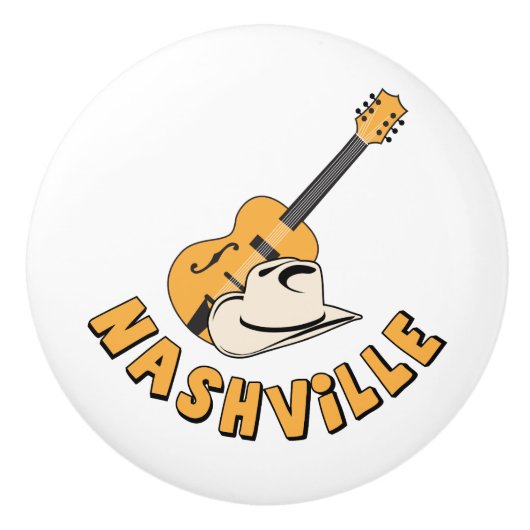 Nashville Keramische Knop (Voorkant)